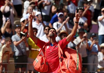 Novak Djokovic venció a Rafael Nadal en la segunda ronda de los Juegos Olímpicos París 2024 - crédito Violeta Santos Moura/ REUTERS