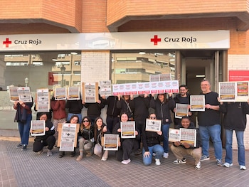 Los empleados están realizando paros