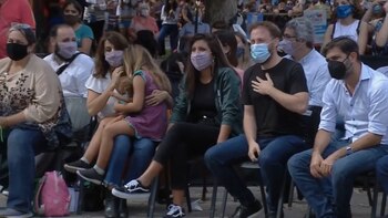 En el acto: María Rachid;