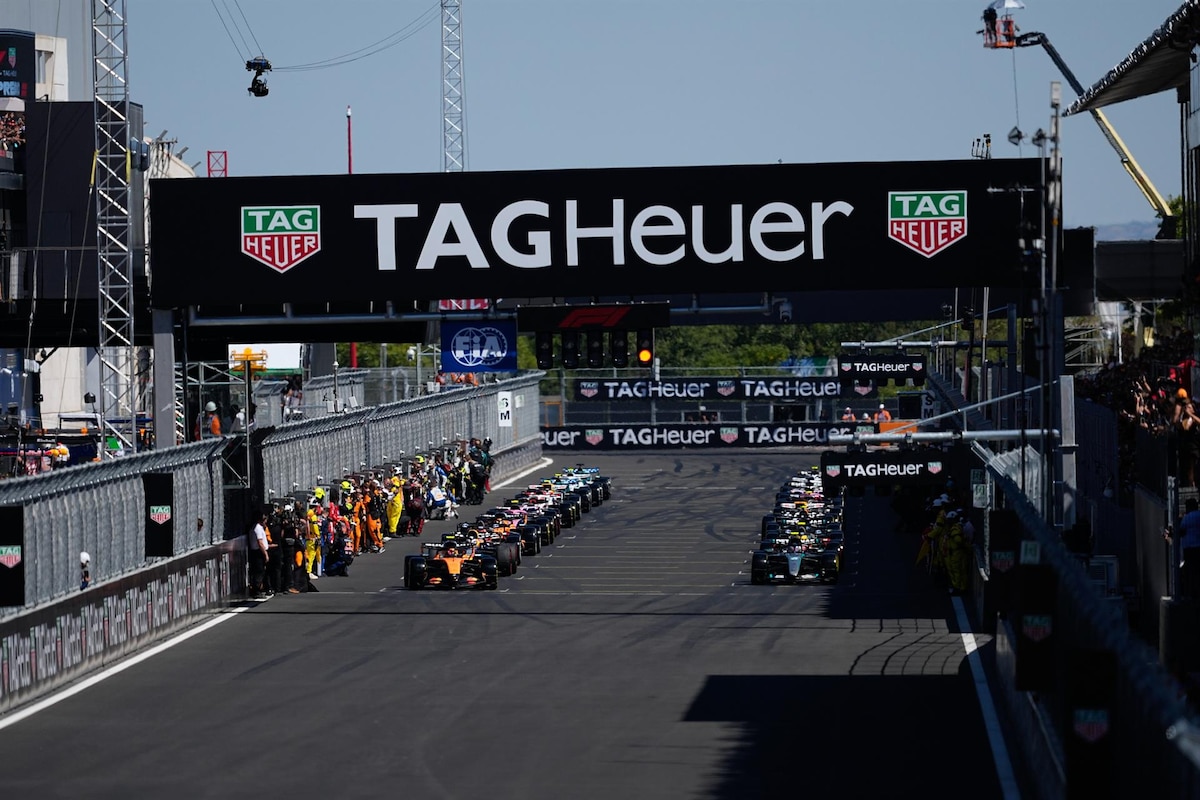 Kimi Antonelli celebrating historic victory at F1 Madrid GP 2026 on the podium