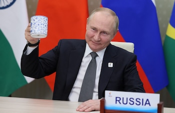 Vladimir Putin en una imagen