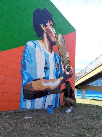 Dibu Martínez artista cuadro