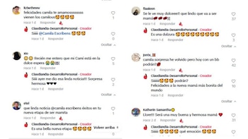 Usuarios celebran el embarazo de