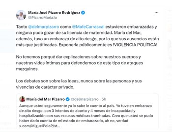 La senadora María José Pizarro