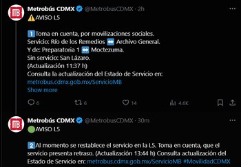 El servicio en la Línea