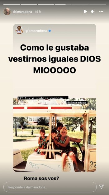 La familia Maradona Villafañe en