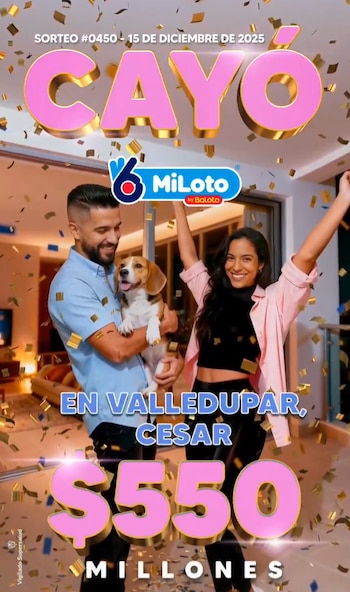 El ganador del premio mayor