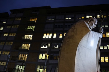 El 14 de febrero, Francisco