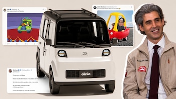 MEMES circulan a alta velocidad tras el lanzamiento de “Olinia”, el auto eléctrico del gobierno