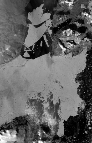 El bloque que se desprendió,