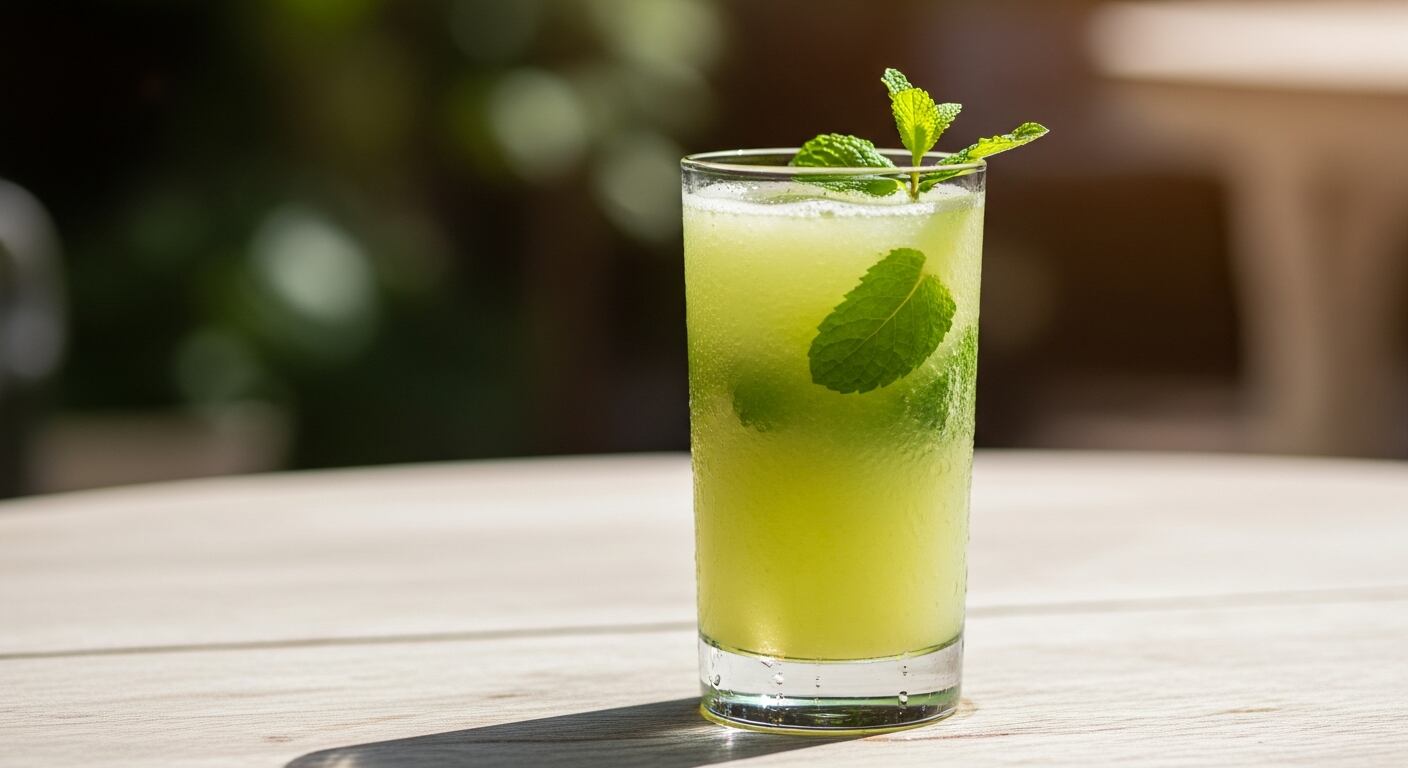 El melón y la menta forman una alternativa refrescante y aromática, esta combinación favorece la hidratación y aporta un sabor suave gracias a la menta fresca, ideal para quienes buscan nuevas experiencias (Imagen Ilustrativa Infobae)