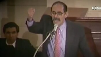 Horacio Serpa cuando pronunció 'mamola'