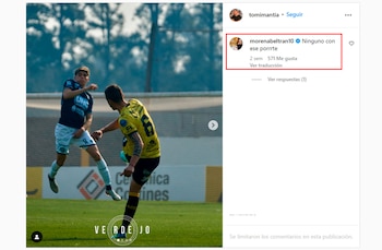 Morena Beltrán y su novio jugador de Flandria
