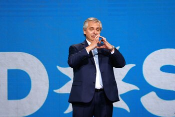 El presidente Alberto Fernández