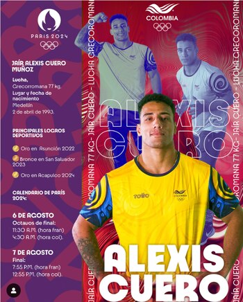 Alexis Cuero, alias 'Gokú', representará