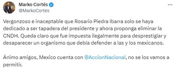 Marko Cortés rechazó la posibilidad