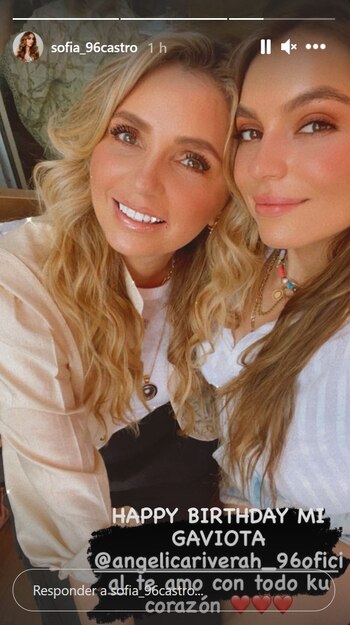 La también actriz felicitó a