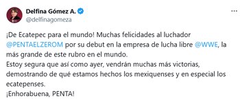 La gobernadora del Estado de