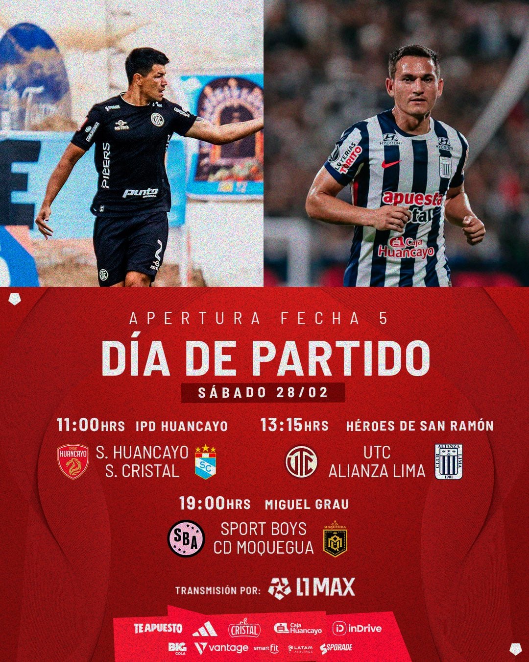 Jogo hoje, sábado, 28 de fevereiro para 5 datas