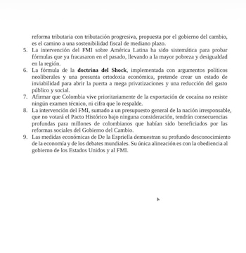 La coalición defendió las cifras económicas del Gobierno del Cambio - crédito Pacto Histórico