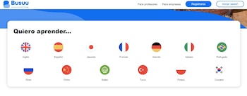 Con la plataforma Busuu se