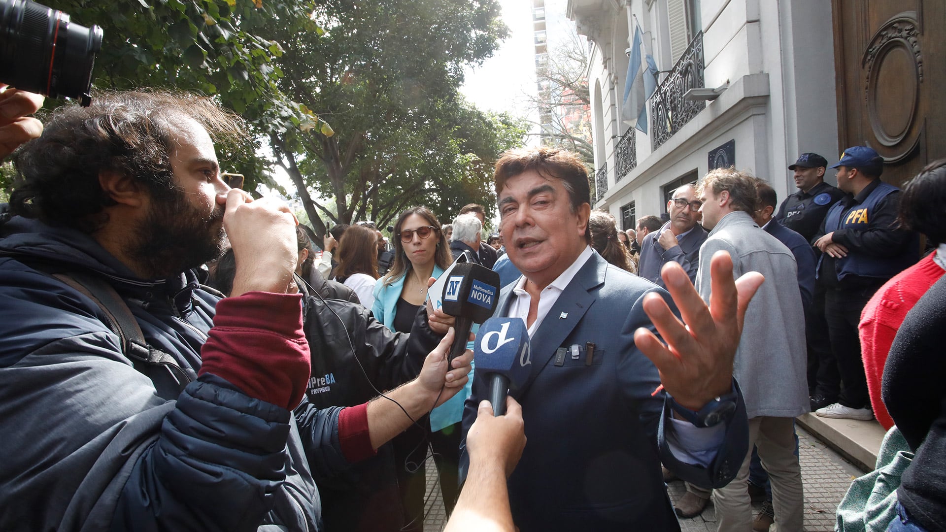 El intendente de La Matanza, Fernando Espinoza, uno de los promotores de la procesión de intendentes