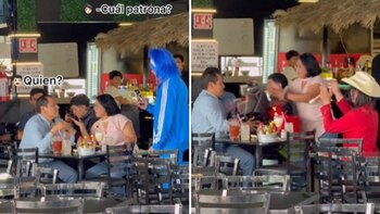 La mujer fingió al enojarse