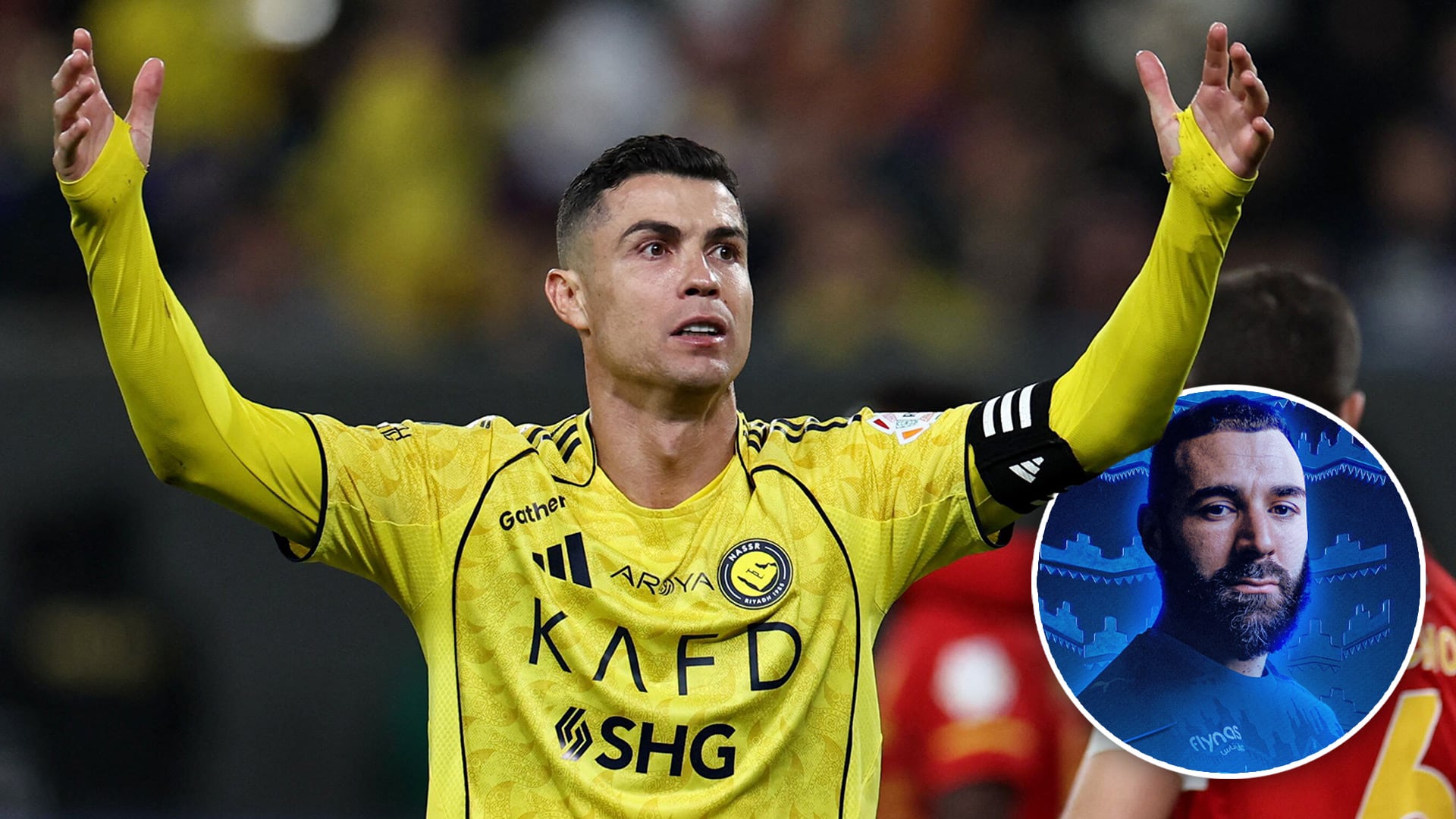 El pase de Benzema al Al Hilal provocó la furia del portugués (REUTERS/Hamad I Mohammed)