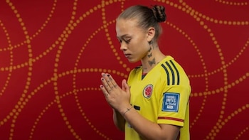 Ana María Guzmán debutó en el mundial femenino con la Selección Colombia.
Foto: Ana María Guzmán - Instagram