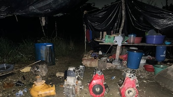 Destruyen 12 minas utilizadas por