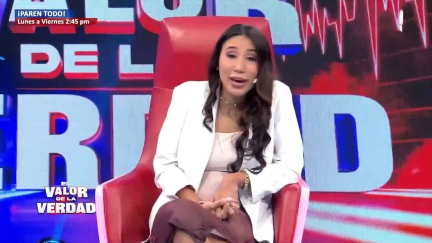 Samahara Lobatón sorprende en El Valor de la Verdad: “Mi mamá me pegaba a puñetazo limpio”. Infobae Perú / Captura TV - Panamericana TV