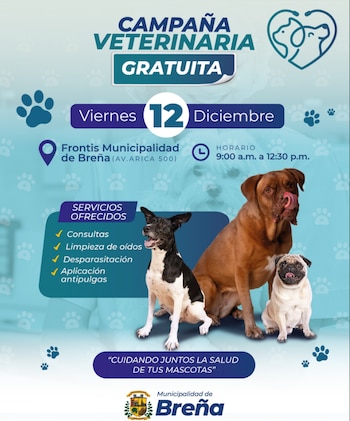 La campaña veterinaria es importante
