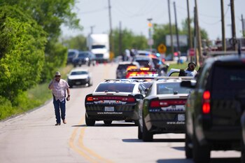 Presencia policial en inmediaciones de