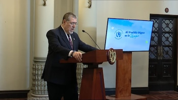 El presidente de Guatemala afirma