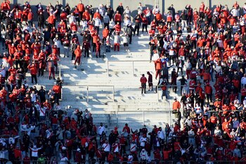 Una de las tribunas del