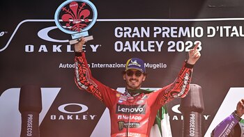 Bagnaia llega a territorio Bagnaia,