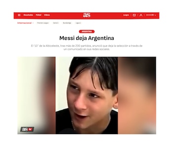 PORTADAS MEDIOS INTERNACIONALES MESSI