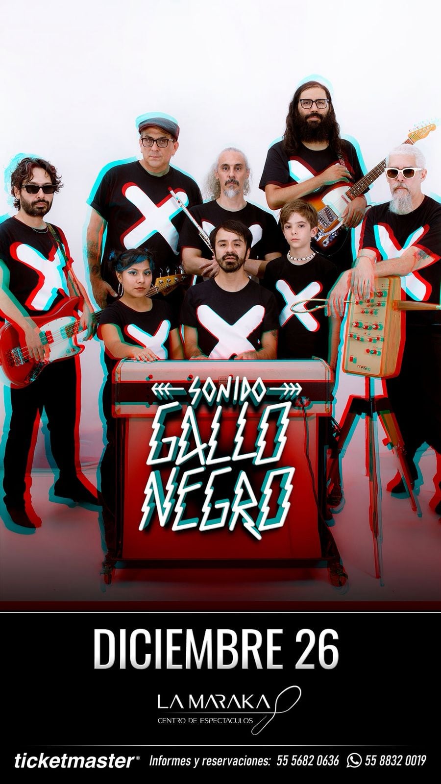 El evento musical tuvo lugar el pasado viernes 26 de diciembre en La Maraka, CDMX. Foto: Instagram/@sonidogallonegro.