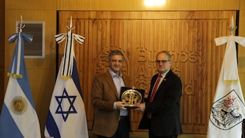Jorge Macri y la comunidad judía se reunieron con Eyal Sela en el cierre de su misión como embajador de Israel en Argentina