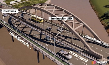 Así lucirá el puente, tras