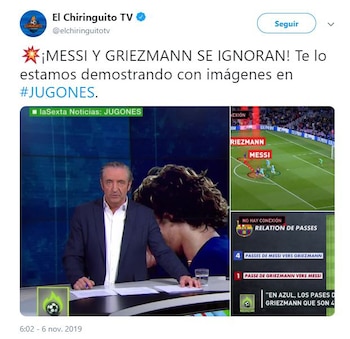 "Messi y Griezmann se ignoran",