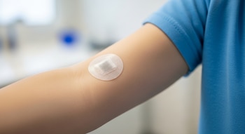 El dispositivo utiliza hidrogeles derivados