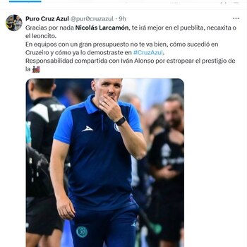 La afición celeste pidió el