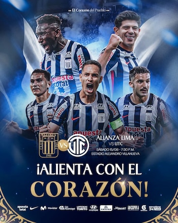 Detalles del partido entre Alianza Lima y UTC en el estadio Alejandro Villanueva.