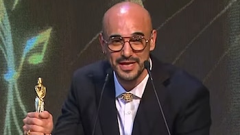 Abel Pintos ganó el primer Martín Fierro de Oro a la música (Captura de video)