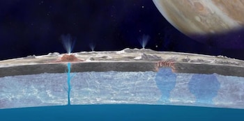 Europa alberga un oceano salado