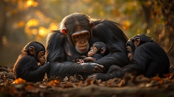 El análisis de 119 chimpancés