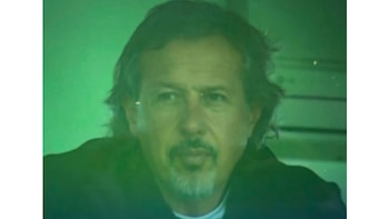 Él es José María Bazán, quien sería el nuevo asistente técnico de Néstor Lorenzo en la selección Colombia, en medio del partido entre Atlético Nacional y Fortaleza - crédito WIn Sports