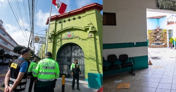 Cierran comisaría de Surquillo por ser declarada “inhabitable”. (Foto: Exitosa)