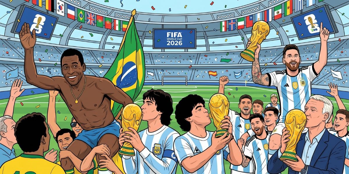 La historia de la Copa del Mundo está repleta de imágenes y episodios icónicos que trascienden el resultado de cada torneo (Imagen Ilustrativa Infobae)